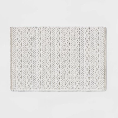 20"x32" Chenille Bath Rug - Threshold™ 4 20"x32" Chenille Bath Rug - Threshold™ - Image 4