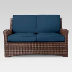 Halsted Wicker Patio Loveseat - Threshold™ -Home Decor Store GUEST 015572ac 0574 4d81 a904 e46380cf37f7