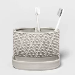 Canby Ceramic Organizer Gray - Threshold™