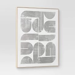 45" X 55" Line Art I Framed Kraft Wall Canvas - Threshold™ -Home Decor Store GUEST 049ef745 7339 4361 9994 803a96f529d8