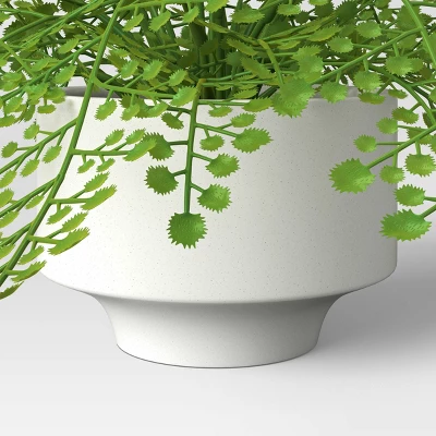 Large Fern In Modern Pot Artificial Hair Arrangement - Threshold™ 3 Large Fern In Modern Pot Artificial Hair Arrangement - Threshold™ - Image 3