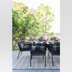 Pattern Stripe Outdoor Rug Blue - Threshold 13 Pattern Stripe Outdoor Rug Blue - Threshold -Home Decor Store GUEST 07fecbf4 2ea7 47c7 a231 02723637f4c0