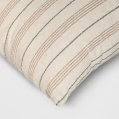 Cotton Flax Woven Striped Square Throw Pillow - Threshold™ -Home Decor Store GUEST 08c83243 712a 4977 937c c04fac6ebbef