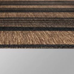7' X 10' Stripe Outdoor Rug Brown - Threshold™ -Home Decor Store GUEST 093b74d3 613e 471e b714 d048c32800c1