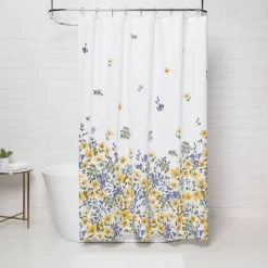 Floral Print Shower Curtain Gold Medal - Threshold™