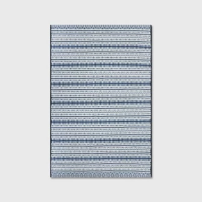 Pattern Stripe Outdoor Rug Blue - Threshold 10 Pattern Stripe Outdoor Rug Blue - Threshold - Image 10