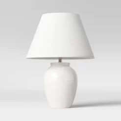 Turned Ceramic Table Lamp White - Threshold™ -Home Decor Store GUEST 0c5fcf73 910a 479f a8ce c7fb931048d7