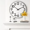 28" Modern Wall Clock White - Threshold™