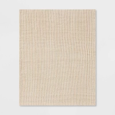 Chunky Knit Reversible Throw Blanket - Threshold™ 5 Chunky Knit Reversible Throw Blanket - Threshold™ - Image 5