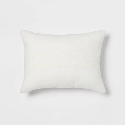 8pc Tufted Broken Stripe Comforter Bedding Set White - Threshold™ 8 8pc Tufted Broken Stripe Comforter Bedding Set White - Threshold™ - Image 8