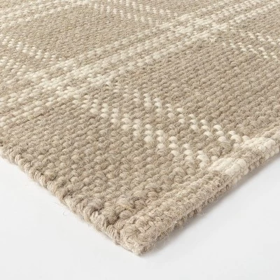 Cottonwood Hand Woven Plaid Wool/Cotton Rug - Threshold™ Designed With Studio McGee 2 Cottonwood Hand Woven Plaid Wool/Cotton Rug - Threshold™ Designed With Studio McGee - Image 2
