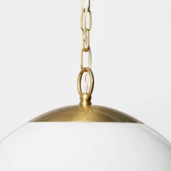 Milk Glass Ceiling Pendant Brass - Threshold™ Designed With Studio McGee 7 Milk Glass Ceiling Pendant Brass - Threshold™ Designed With Studio McGee -Home Decor Store GUEST 183bf4cf 1e46 4f50 816a 5abef6058a88