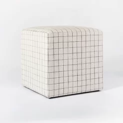 Lynwood Square Upholstered Cube - Threshold™ Designed With Studio McGee -Home Decor Store GUEST 1afdd8c6 7f38 45c0 a987 618b90e96fa5