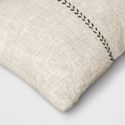Oversized Stitched Lumbar Throw Pillow Neutral - Threshold™ 6 Oversized Stitched Lumbar Throw Pillow Neutral - Threshold™ -Home Decor Store GUEST 1b3e6912 537b 4a18 a3c5 485cfb4f0792