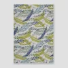 Botanical Rectangular Woven Outdoor Area Rug Blue/Green - Threshold™