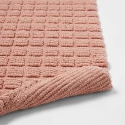 20"x32" Square Tufted Bath Rug Clay Pink - Threshold™ -Home Decor Store GUEST 1fd0ba5f e294 426b 9282 7214e9ac95bf