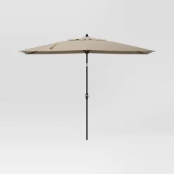 10'x6' Rectangular Market Patio Umbrella - Black Pole - Threshold™ -Home Decor Store GUEST 203c21d7 00e6 444f be75 daf912d04906