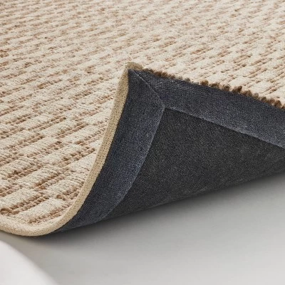 Checkered Stripe Rug Brown - Threshold™ Designed With Studio McGee 3 Checkered Stripe Rug Brown - Threshold™ Designed With Studio McGee - Image 3