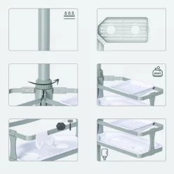 Aluminum Corner Tension Pole Caddy Gray - Threshold™ 6 Aluminum Corner Tension Pole Caddy Gray - Threshold™ -Home Decor Store GUEST 20758afd b1a1 48f2 b3a0 16440c58bb1e
