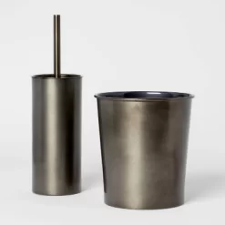 Aluminum Waste With Aged Metal Finish Gray - Threshold™ 5 Aluminum Waste With Aged Metal Finish Gray - Threshold™ -Home Decor Store GUEST 28efd4fd eb98 43a8 b382 9a68f9f46905