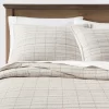Flannel Windowpane Quilt Sham - Threshold™
