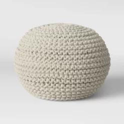 Cloverly Chunky Knit Pouf - Threshold™ -Home Decor Store GUEST 298c80e6 7902 4452 b21d 0b330077374e