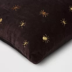 Beaded And Embroidered Spider Cotton Velvet Square Halloween Throw Pillow Gold/Black - Threshold™ -Home Decor Store GUEST 2b3b603a 16ed 417e a8bc d6b134d5b717