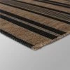 7' X 10' Stripe Outdoor Rug Brown - Threshold™