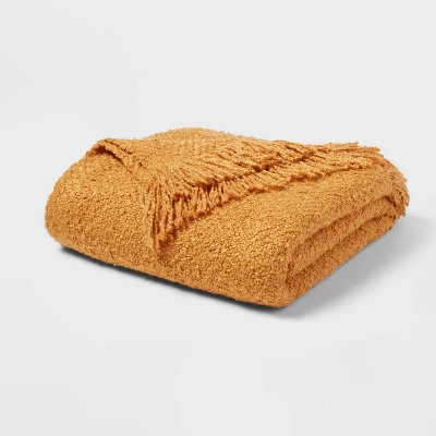 Fringed Boucle Bed Throw - Threshold™ 5 Fringed Boucle Bed Throw - Threshold™ - Image 5