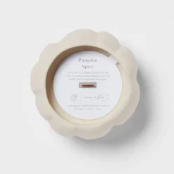 12oz Brushed Abstract Pumpkin Ceramic With Woodwick And Dustcover Warm Cider + Cinnamon Candle - Threshold™ 7 12oz Brushed Abstract Pumpkin Ceramic With Woodwick And Dustcover Warm Cider + Cinnamon Candle - Threshold™ -Home Decor Store GUEST 2e4624fa f58d 4e1d 9d27 a1bbf625c793