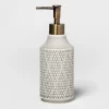 Canby Ceramic Soap Pump Gray - Threshold™