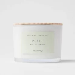 Wood Lidded Glass Wellness Peace Candle - Threshold™ 7 Wood Lidded Glass Wellness Peace Candle - Threshold™ -Home Decor Store GUEST 2feb914f 8f52 46ab 912d 8ae6fe7aa3f3