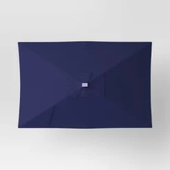 10'x6' Rectangular Solar Market Patio Umbrella - Black Pole - Threshold™ 11 10'x6' Rectangular Solar Market Patio Umbrella - Black Pole - Threshold™ -Home Decor Store GUEST 31db9e17 287c 4007 8a15 61e63344f823