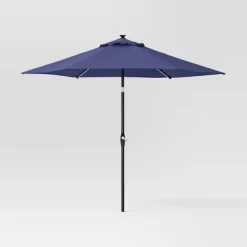 9'x9' Market Solar Patio Umbrella - Black Pole - Threshold™ 12 9'x9' Market Solar Patio Umbrella - Black Pole - Threshold™ -Home Decor Store GUEST 32b05271 3989 44d4 89e6 f7888005452b