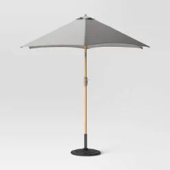 9'x9' Market Patio Umbrella - Light Wood Pole - Threshold™ -Home Decor Store GUEST 32f5cb95 d51b 4c1f 9ef5 3c229603e181