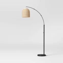 Addison Arc Floor Lamp With Natural Rattan Shade - Threshold™ 9 Addison Arc Floor Lamp With Natural Rattan Shade - Threshold™ -Home Decor Store GUEST 34adad4a 2e5e 43e6 9ae1 171a5f7d7017