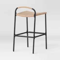 Popperton 2pk Arched Wicker Bar Height Patio Chairs, Outdoor Furniture - Black - Threshold™ Designed With Studio McGee 6 Popperton 2pk Arched Wicker Bar Height Patio Chairs, Outdoor Furniture - Black - Threshold™ Designed With Studio McGee -Home Decor Store GUEST 35ac354a ae96 4702 abc7 35607560042d