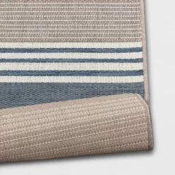 Sand Stripe Outdoor Rug Blue - Threshold™ -Home Decor Store GUEST 3616b472 fed7 4009 8a0d 4aa280b59abf