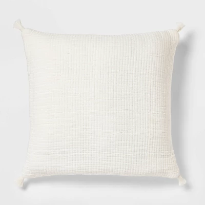Euro Double Cloth Decorative Throw Pillow - Threshold™ 4 Euro Double Cloth Decorative Throw Pillow - Threshold™ - Image 4