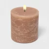 Pillar Ashwood And Palo Santo Candle Tan - Threshold™