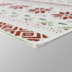 7' X 10' Fair Isle Outdoor Rug Red - Threshold™