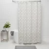 Colorblock Shower Curtain Gray - Threshold™