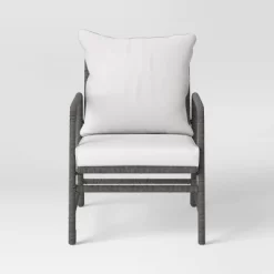 2pc Granby Padded Wicker Outdoor Patio Chairs, Club Chairs Gray - Threshold™ 8 2pc Granby Padded Wicker Outdoor Patio Chairs, Club Chairs Gray - Threshold™ -Home Decor Store GUEST 3ba891a6 622d 4fa9 823b 94a0435a9913