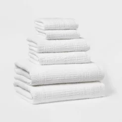 6pc Modern Bath Towels And Washcloths Set - Threshold™ -Home Decor Store GUEST 3ef88610 ecb2 46a3 b326 af5218820255