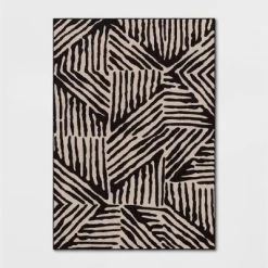 Abstract Lines Rug Black/Tan - Threshold™ -Home Decor Store GUEST 43f5ce06 5a0c 455c 8ca2 29507ec11d70
