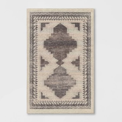 Cromwell Washable Printed Persian Style Rug Tan - Threshold™ 7 Cromwell Washable Printed Persian Style Rug Tan - Threshold™ - Image 7