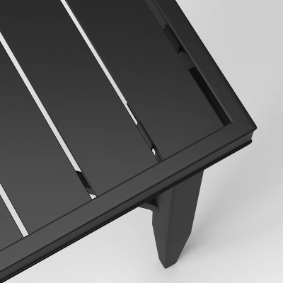 Searsburg Aluminum 4 Person Slat Top Square Patio Dining Table, Outdoor Furniture - Threshold™ 3 Searsburg Aluminum 4 Person Slat Top Square Patio Dining Table, Outdoor Furniture - Threshold™ - Image 3