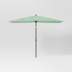10'x6' Rectangular Market Patio Umbrella - Black Pole - Threshold™ -Home Decor Store GUEST 4832bf81 7697 4280 ac4b 6df2d225c879