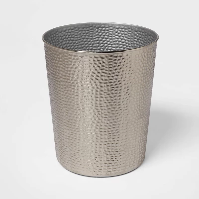 Solid Hammered Wastebasket - Threshold 2 Solid Hammered Wastebasket - Threshold - Image 2