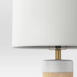 Ceramic Table Lamp With Natural Wrap White - Threshold™ 7 Ceramic Table Lamp With Natural Wrap White - Threshold™ -Home Decor Store GUEST 4b334493 2205 4326 b682 097922bf6d07